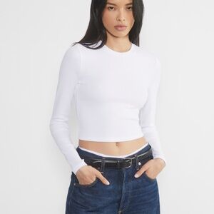 TNA CROPPED HOMESTRETCH CREW WAIST LONGSLEEVE